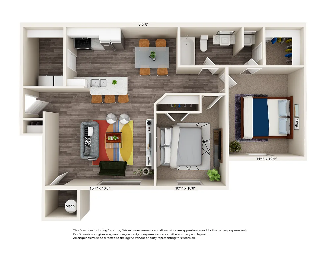 Floor plan Birch *Newly Renovated