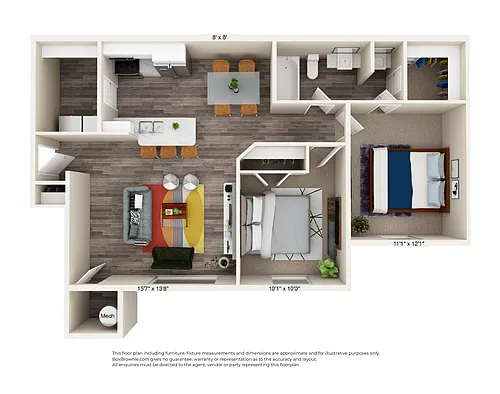 Floor plan Birch *Newly Renovated