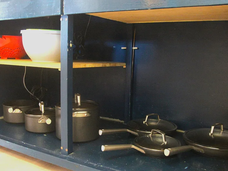 All the pots and pans you may need.