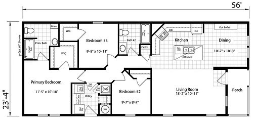 Floor plan 1021