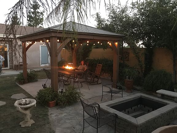 Gazebo and Firepit/Deep pit