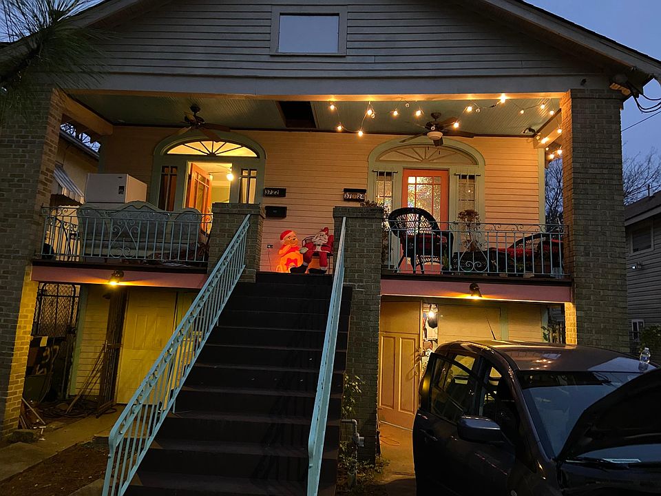 Welcome to mid city New Orleans! This is a raised shotgun double. Your included off street parking space is just below your unit on the left .