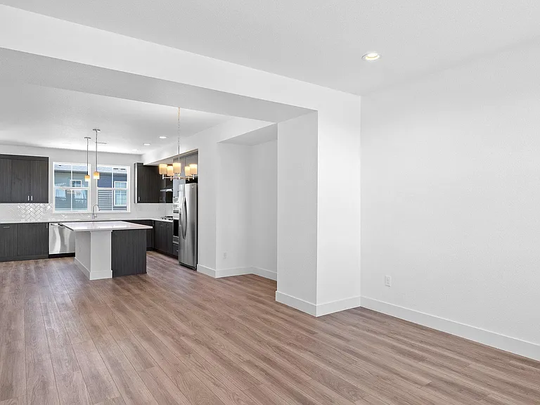 Open Concept Contemporary Floor Plan throughout this Brand New Solar Townhome