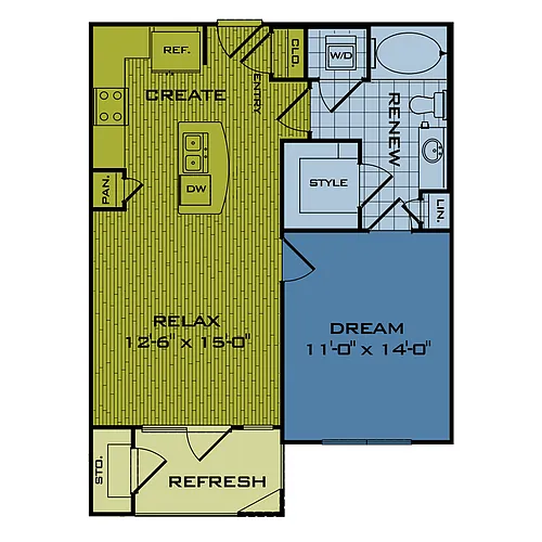 Floor plan A2a