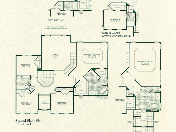 Wynterhall 2nd Floor Plan