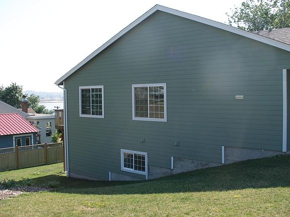 side view of duplex