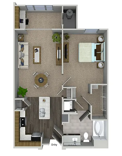Floor plan A1B
