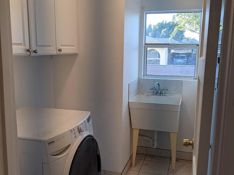 Laundry room.