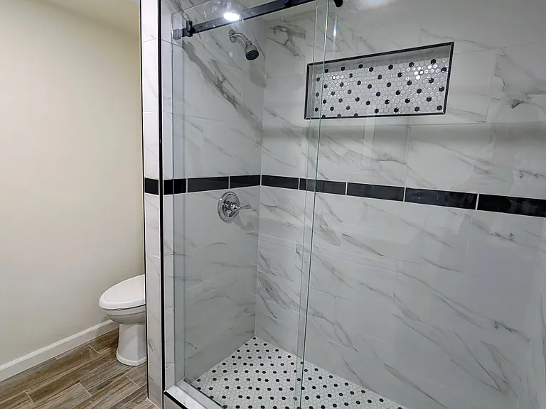 Hallway bathroom