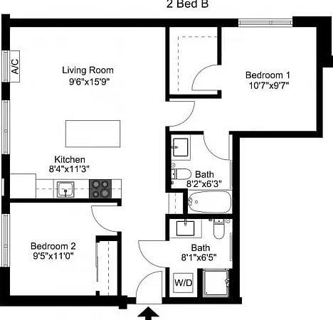 Two Bedroom B Two Bedroom B