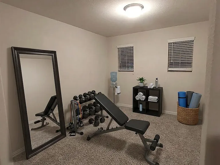 Virtually staged.