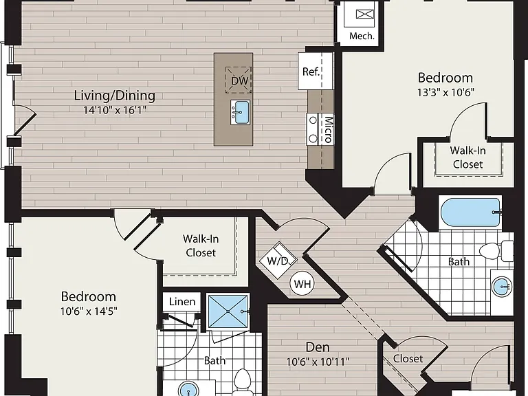 2BD/2BA with Den 2BD/2BA with Den