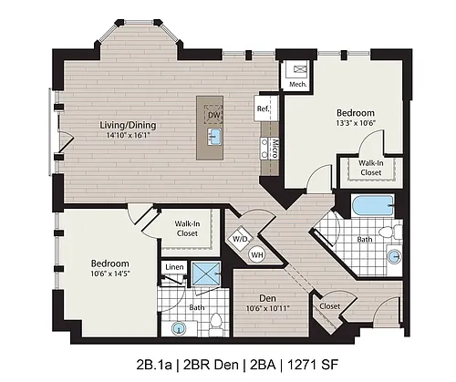 Floor plan 2B.1a