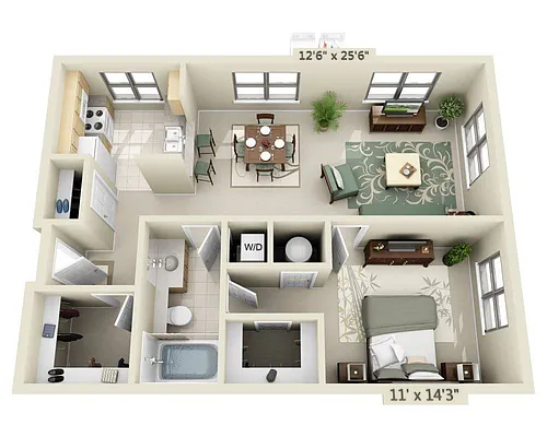 Floor plan A1H
