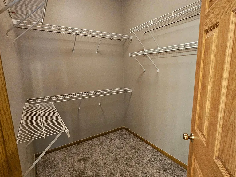 Master bedroom walk-in closet