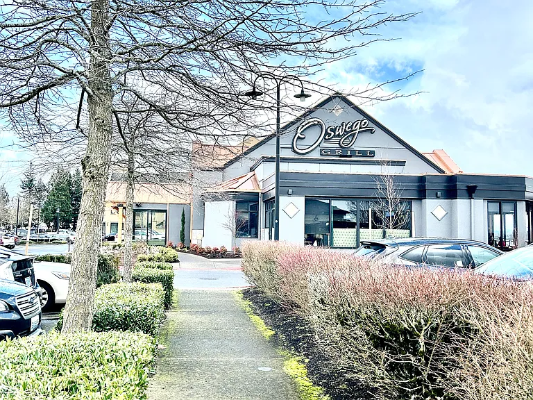 Oswego Grill restaurant, a short walk from the home