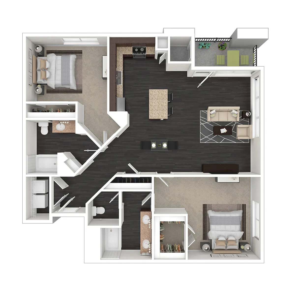 Floor plan 2B