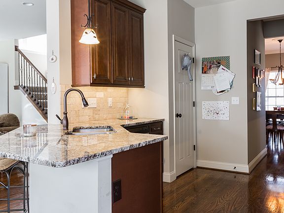 Kitchen sink and cupboard