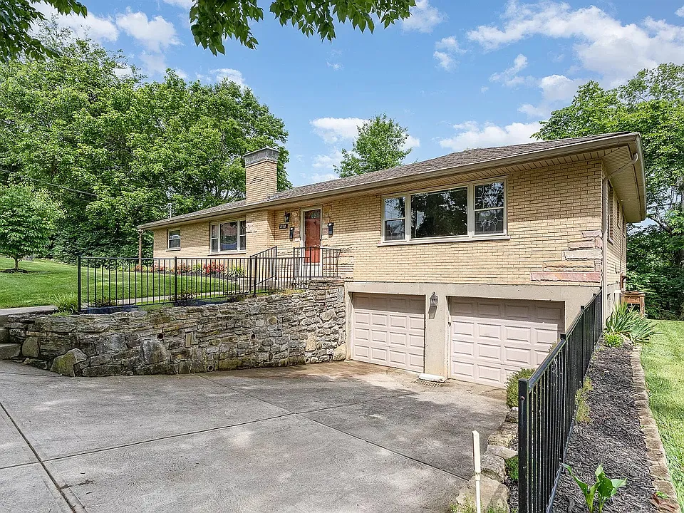 Left attached garage door