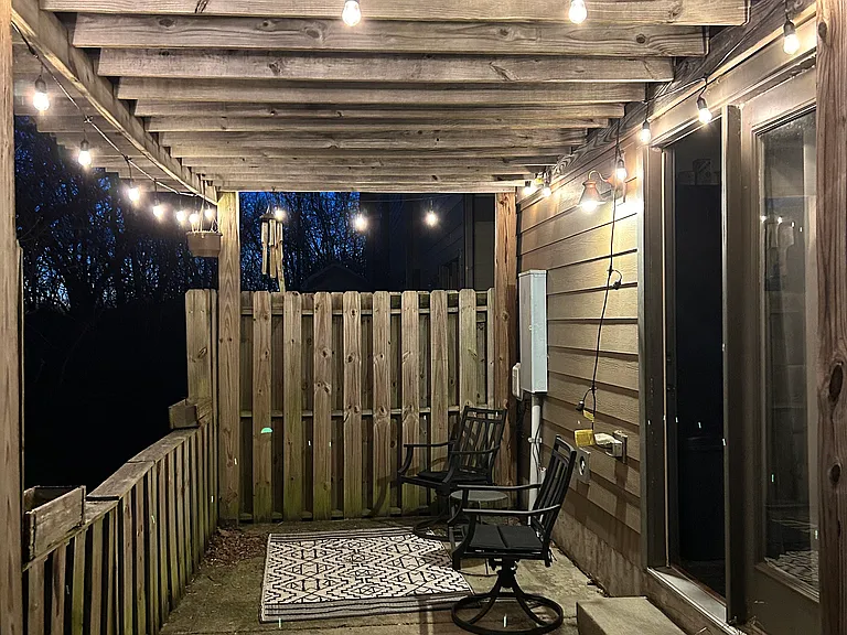 Back patio