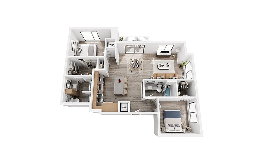 Floor plan B5 Renovated