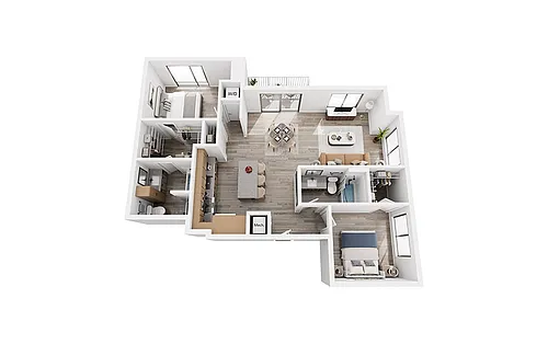 Floor plan B5 Renovated