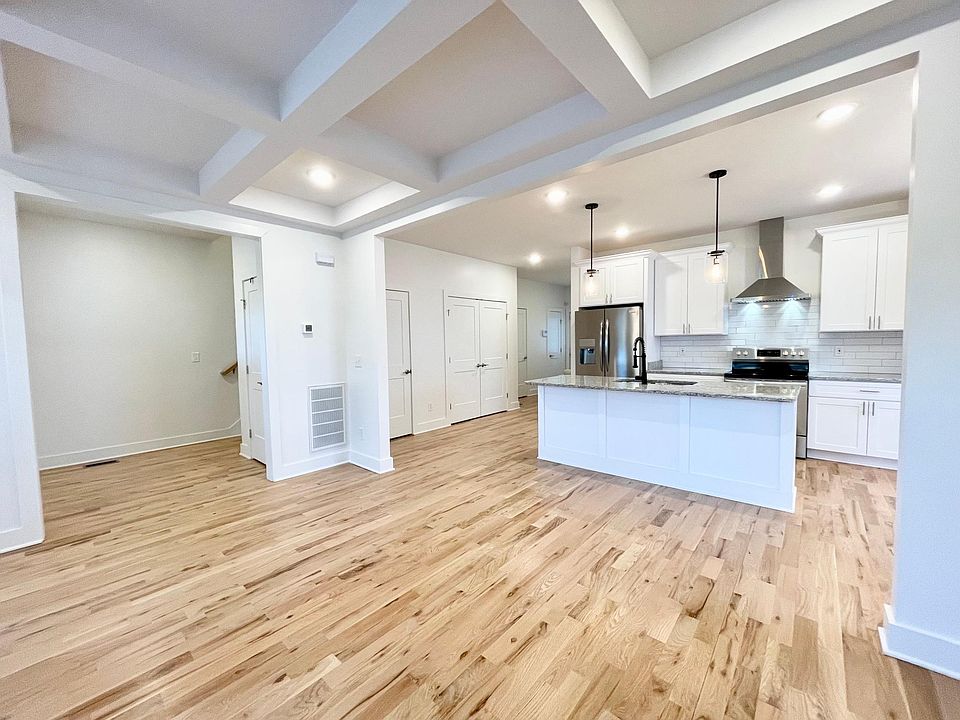 Living room view to kitchen