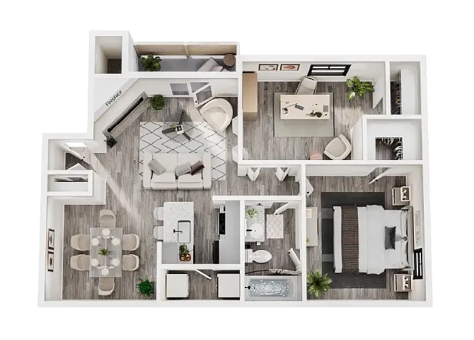 Floor plan B1