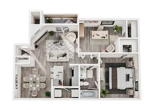 Floor plan B1