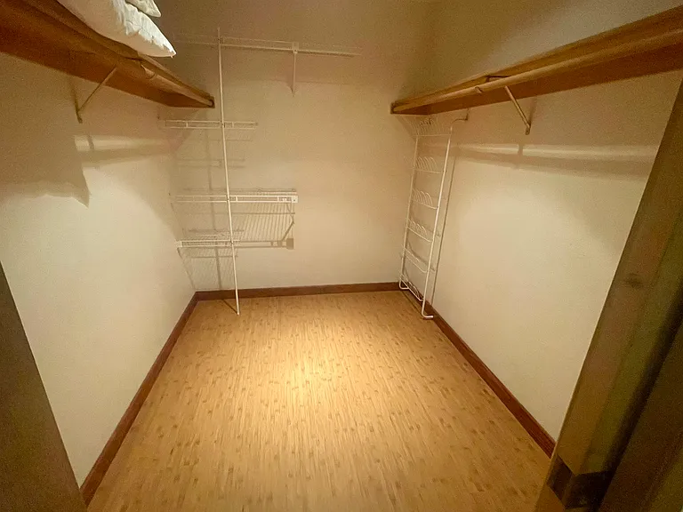 Master bedroom closet