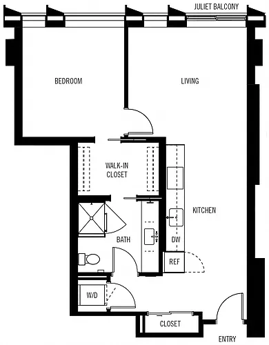 Floor plan 1E