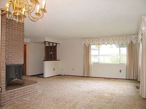 View from dining room to entry