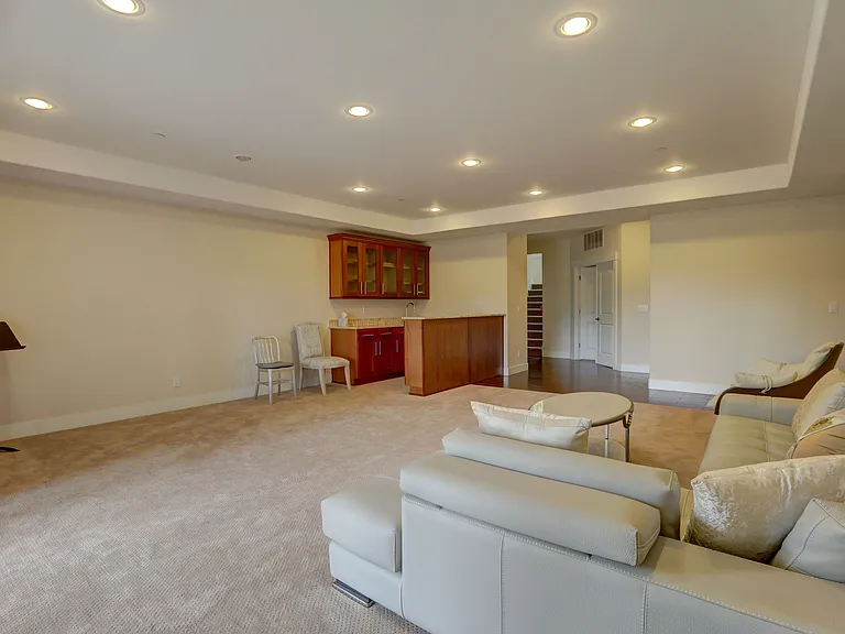 basement family room