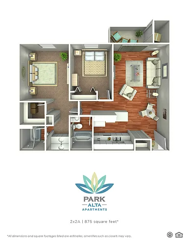 Floor plan 2X2A