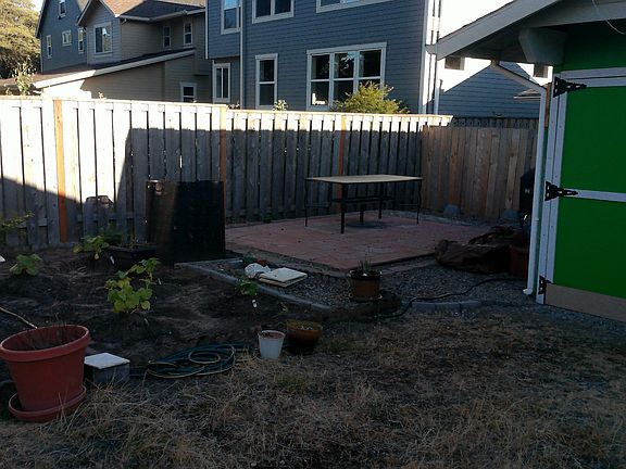 Paver Patio & Garden