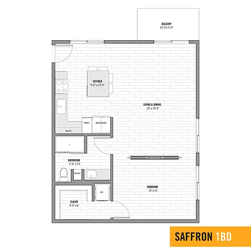 Floor plan Saffron