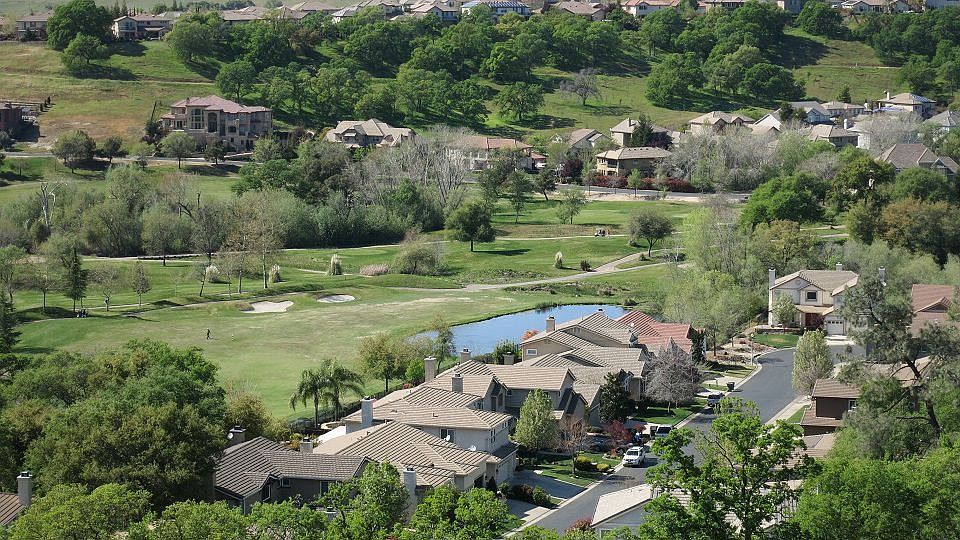Actual View From Backyard Overlooking Whitney Oaks Golf Course