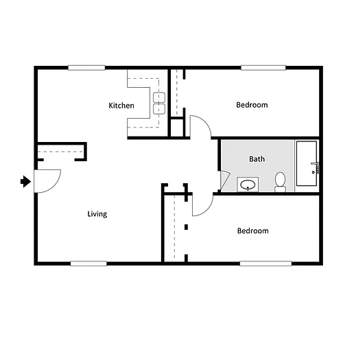 Floor plan Beau Trace 2 XL 418 and 420