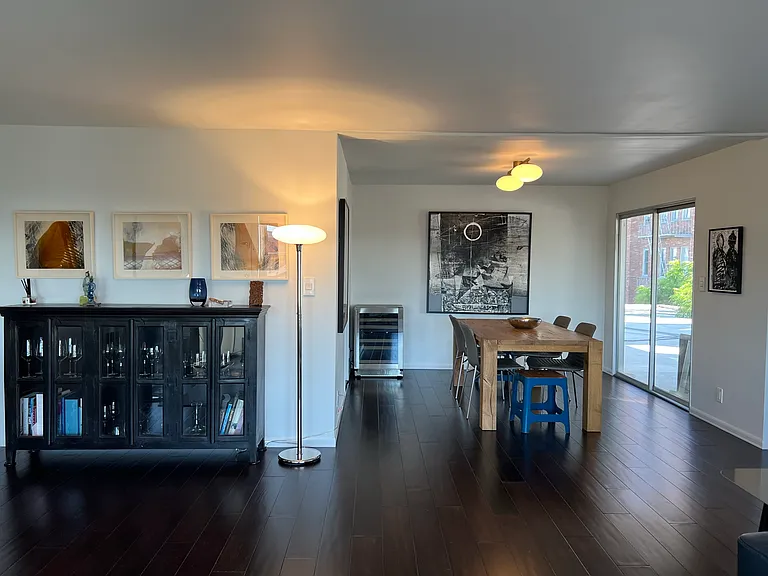 View dining room from living room