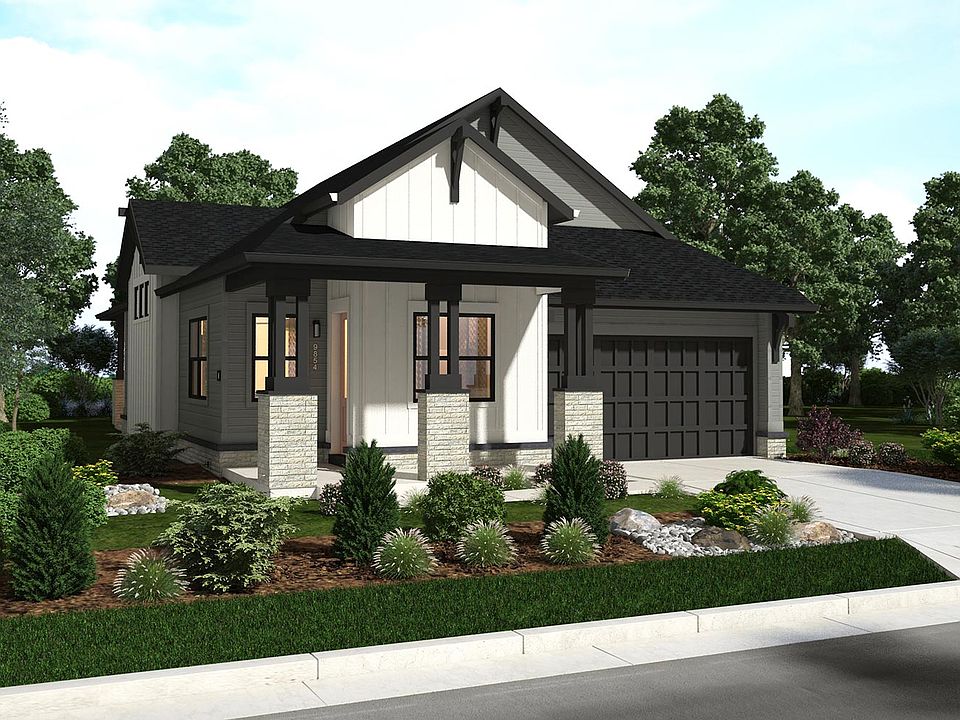 Elevation A of Lumen One at Lumen Portfolio at The Village at Castle Pines in Castle Rock, Colorado