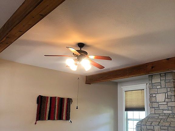 Cedar Beams in living area