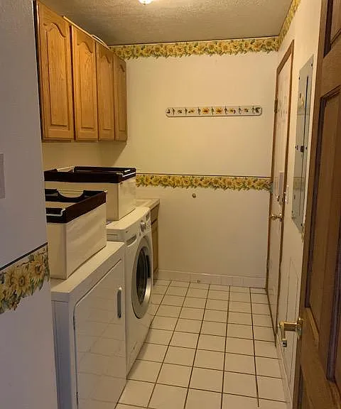 View of laundry room