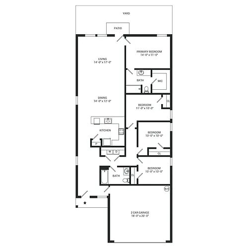 Floor plan Pinehollow