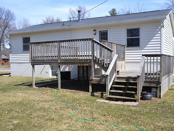 Backyard with Huge Deck Off the Kitchen