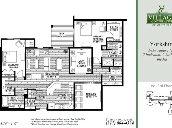 Yorkshire Plan, Village Cooperative of Westfield (Active Adults 62+)