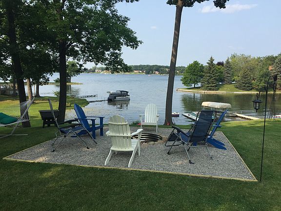 Fire pit on the hill