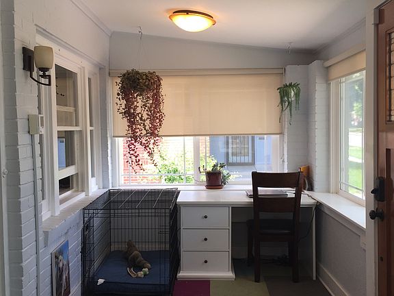 Sunroom - office & dog area