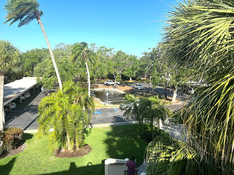 Pond view from front door area