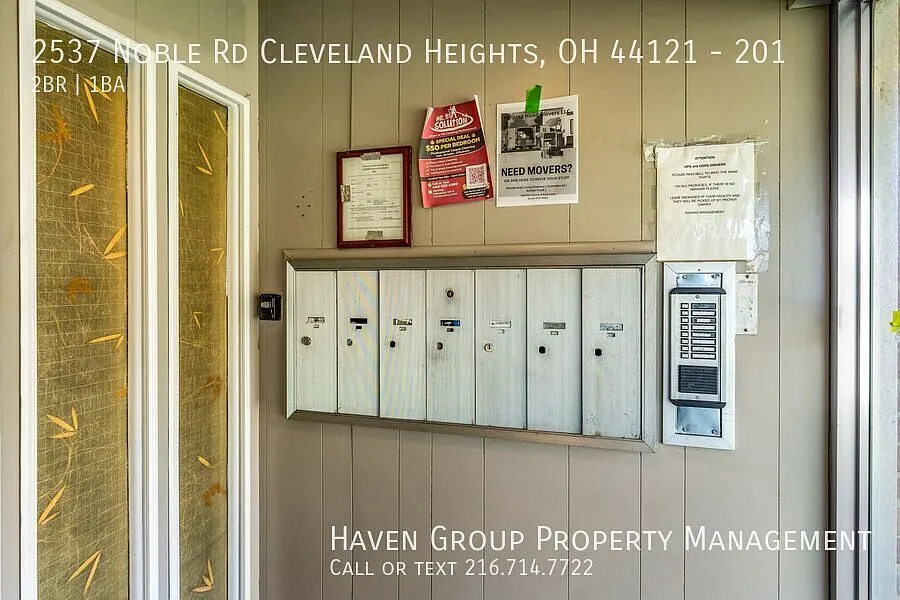 2537 Noble Rd | Apt 201, Cleveland Heights, Ohio, 44121 - Spacious 2-bed 1-bath apartment! — Photo 3