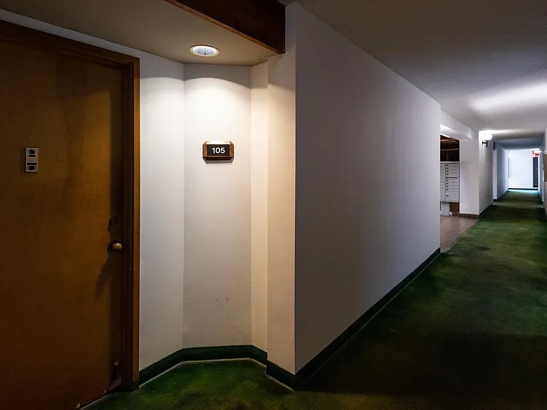 Front door of unit